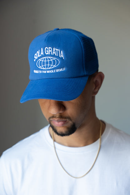 Sola Gratia - GRACE TO THE WORLD TRUCKER HAT