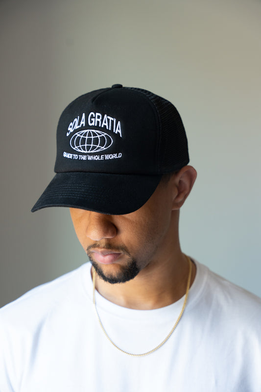 Sola Gratia - GRACE TO THE WORLD TRUCKER HAT